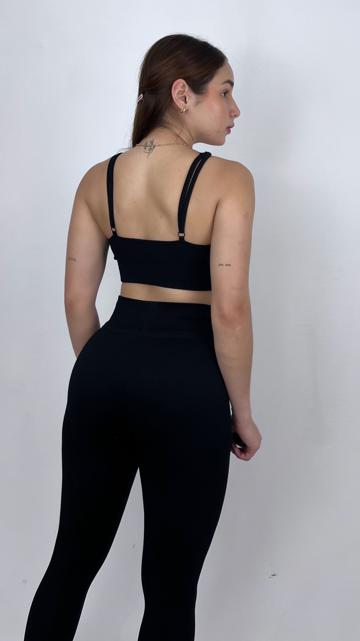 Licras Lisa negra push up