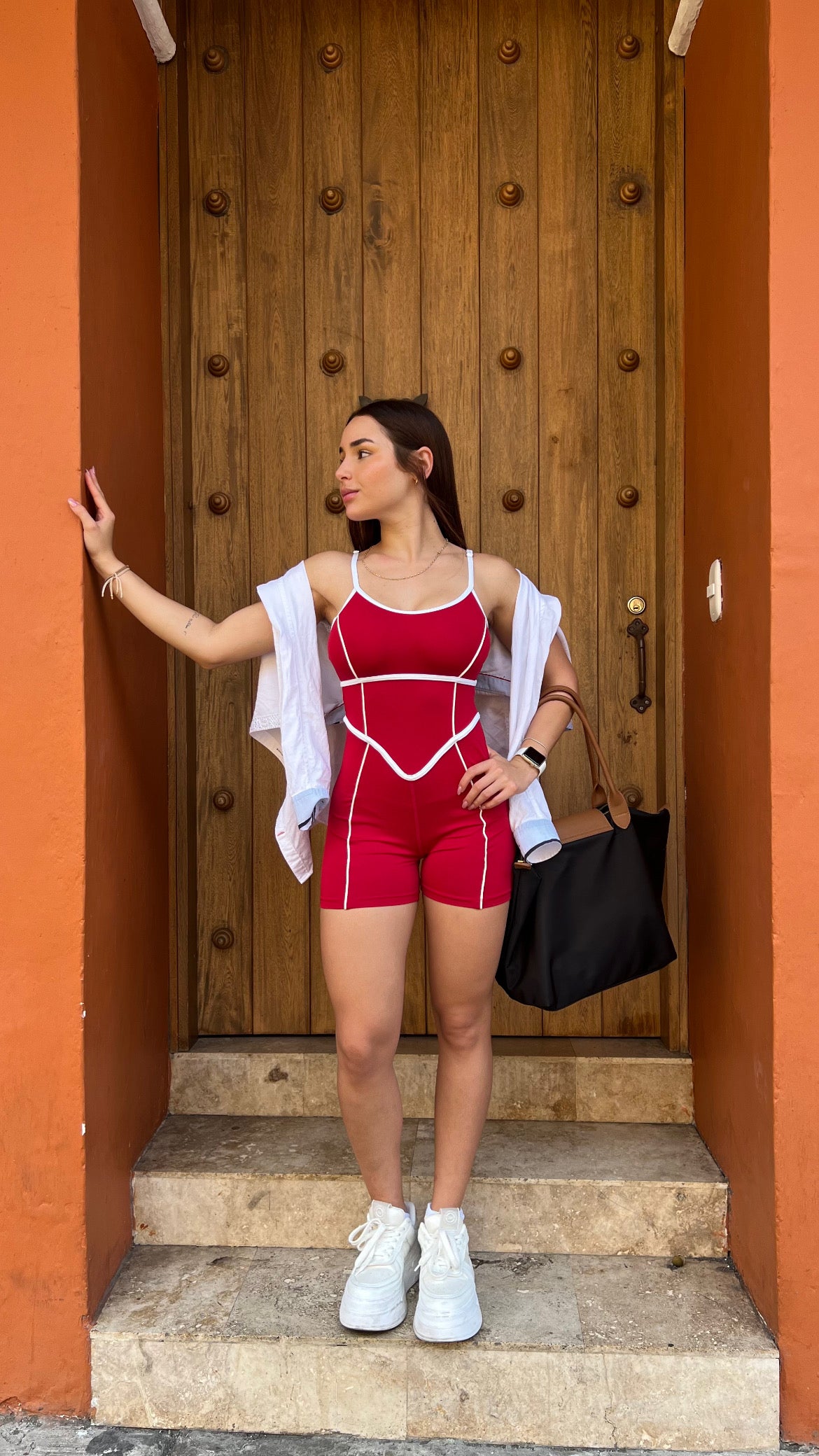 Enterizos sin costura corto franchesca
