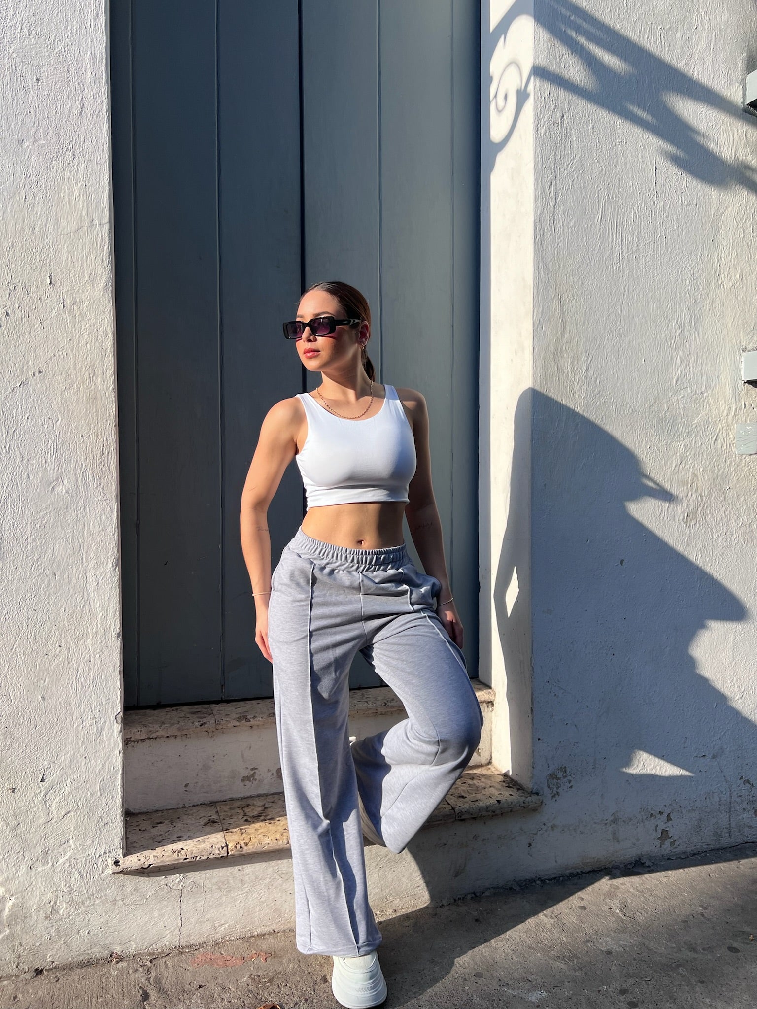 Dúo Croptop + Jogger Bota ancha
