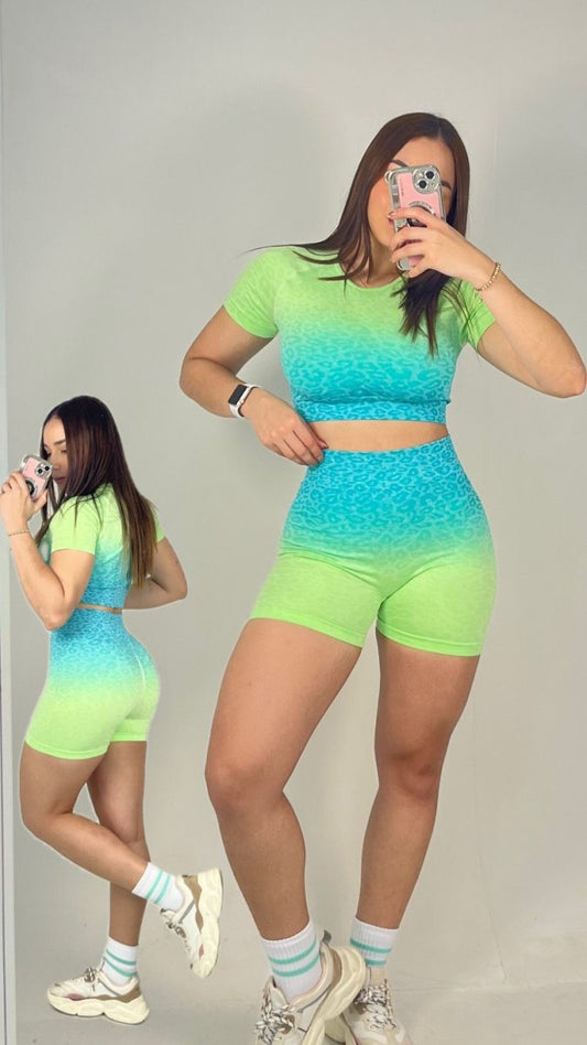 Sets de short degradados push up - Fitzone_ctg