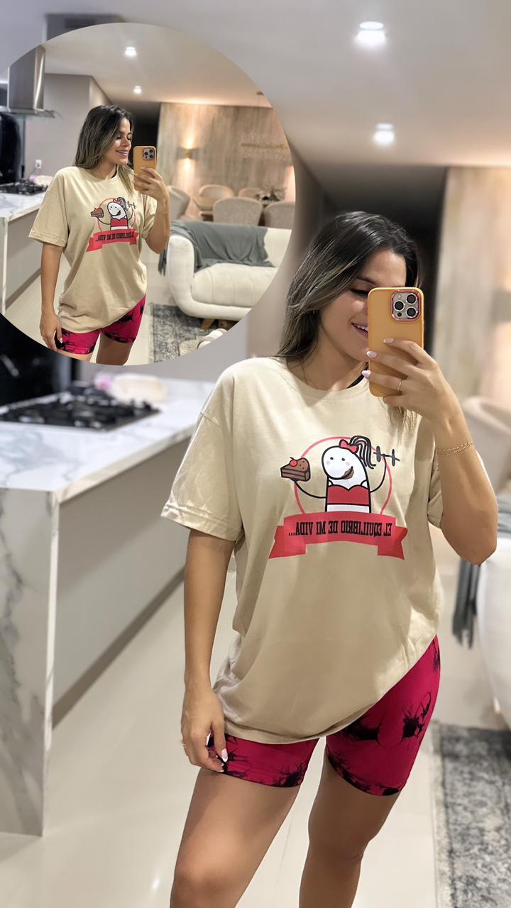 TOTAL LOOK SHORT CON OVERSIZE - Fitzone_ctg
