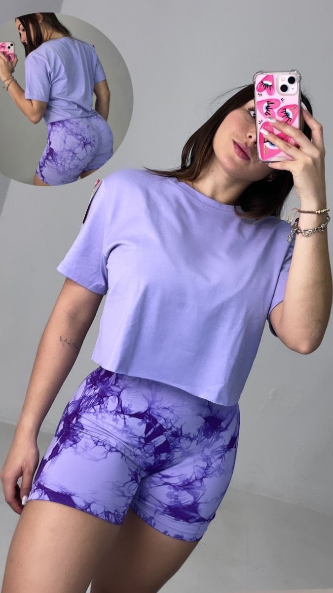 TOTAL LOOK SHORT TIE DYE CON T SHIRT - Fitzone_ctg