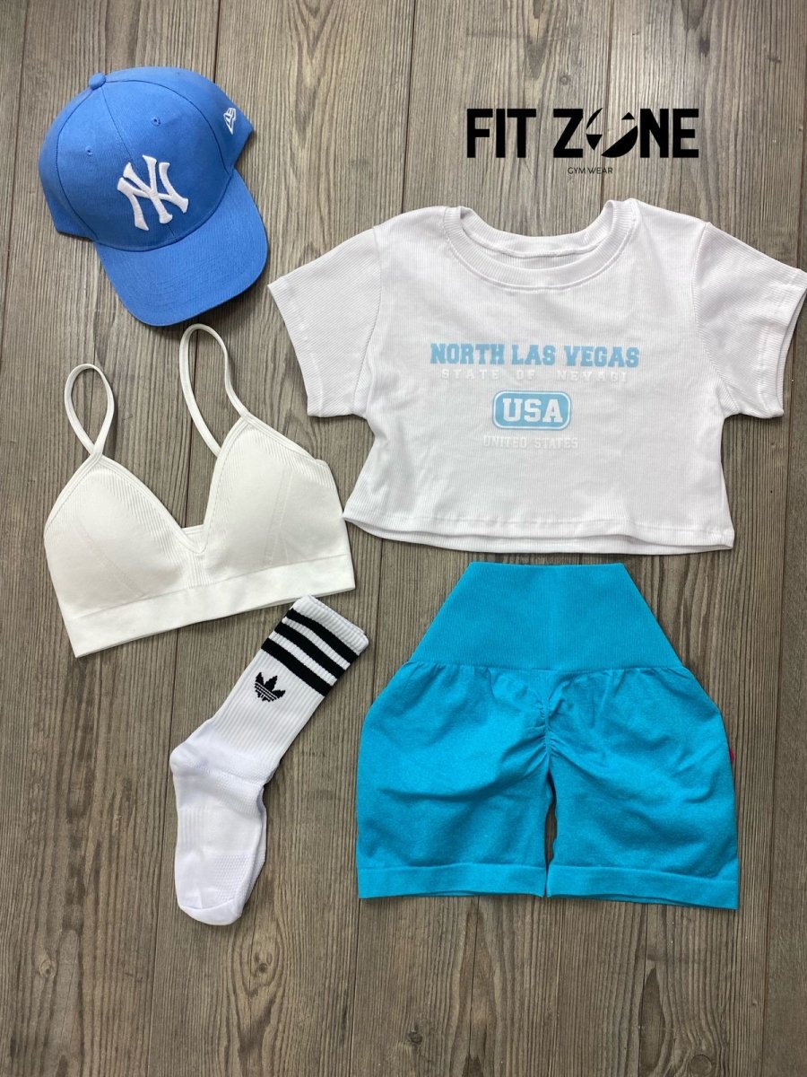 TOTAL OUTFIT SHORT LISO SIN COSTURA - Fitzone_ctg