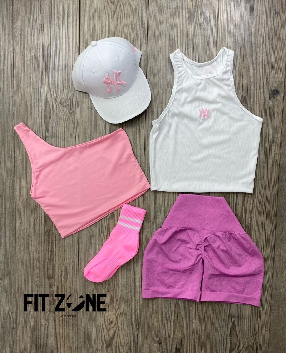 TOTAL OUTFIT SHORT LISO SIN COSTURA - Fitzone_ctg