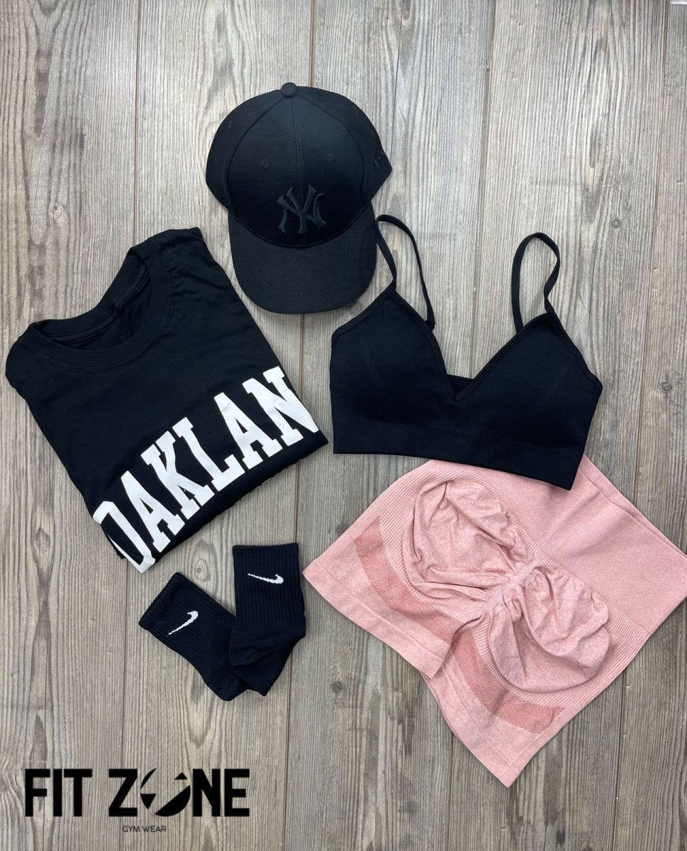 TOTAL OUTFIT SHORT SIN COSTURA CON OVERSIZE - Fitzone_ctg