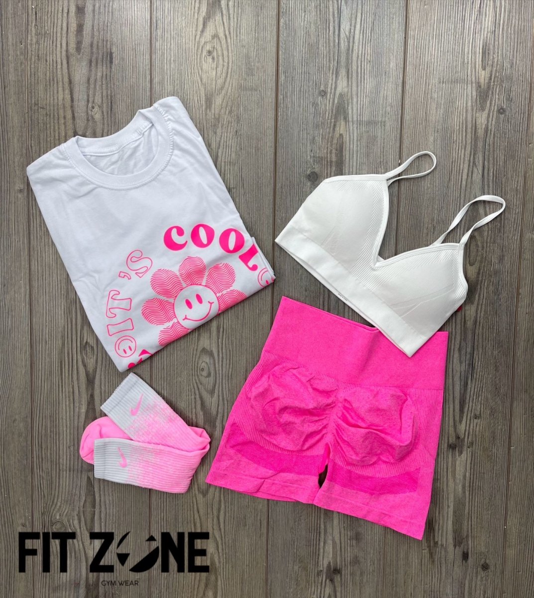 TOTAL OUTFIT SHORT SIN COSTURA CON OVERSIZE - Fitzone_ctg