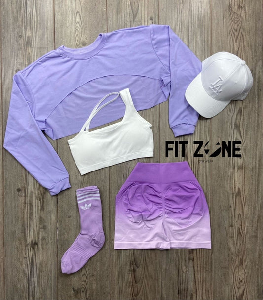 TOTAL OUTFIT SHORT SIN COSTURA DEGRADADA - Fitzone_ctg