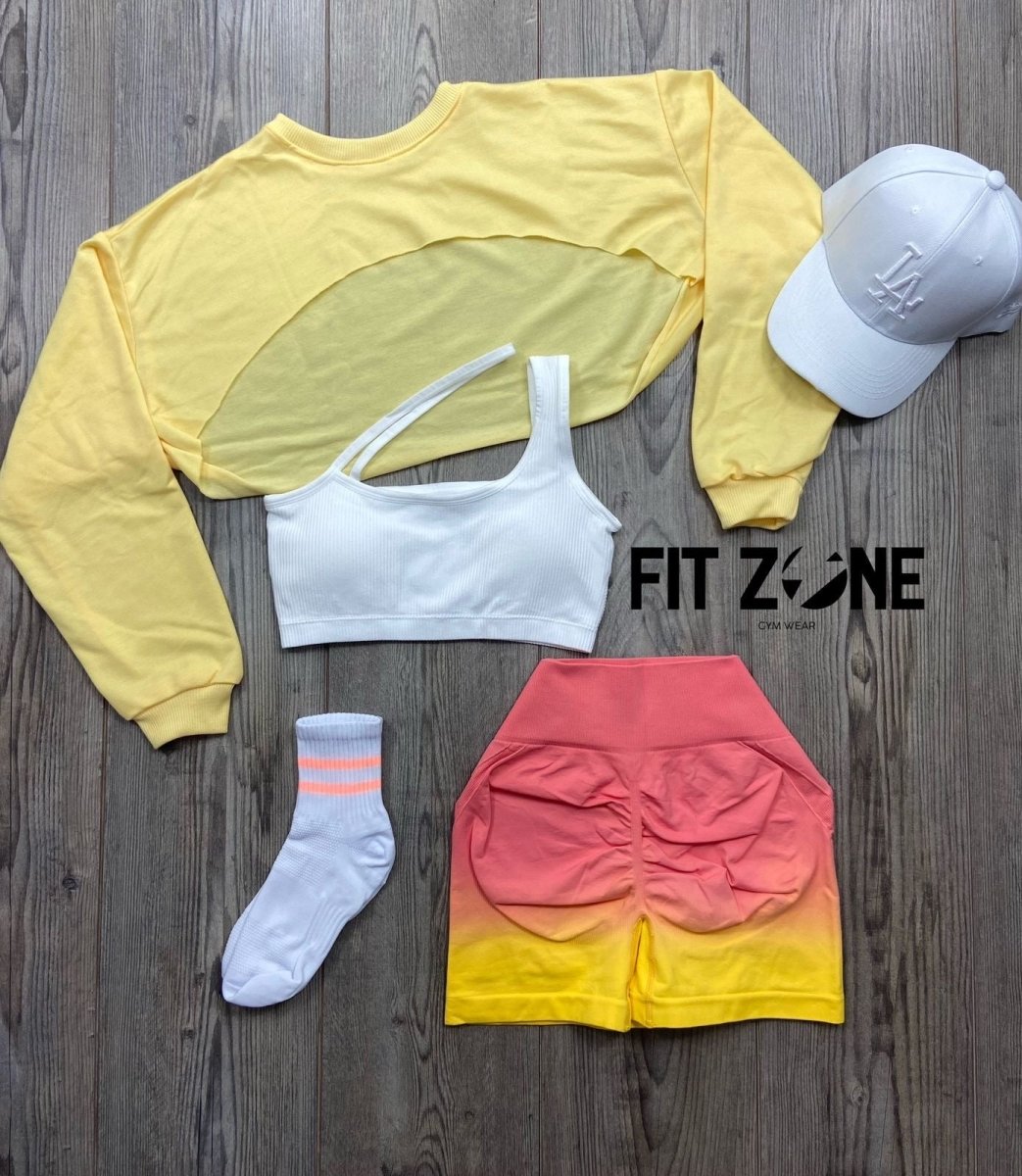 TOTAL OUTFIT SHORT SIN COSTURA DEGRADADA - Fitzone_ctg