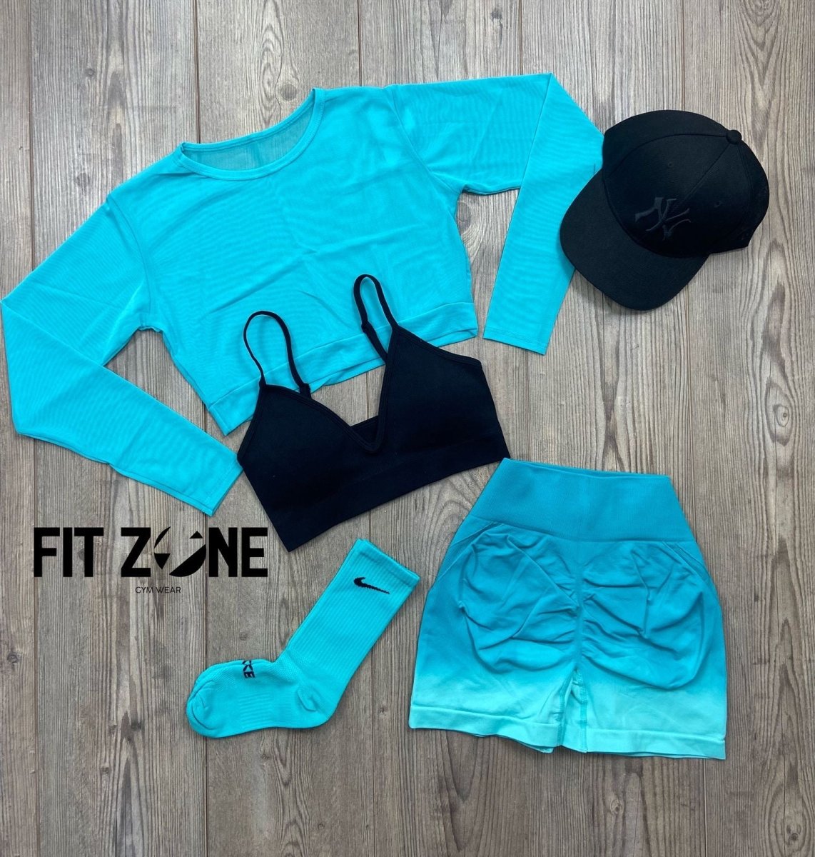 TOTAL OUTFIT SHORT SIN COSTURA DEGRADADA - Fitzone_ctg