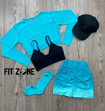 TOTAL OUTFIT SHORT SIN COSTURA DEGRADADA - Fitzone_ctg