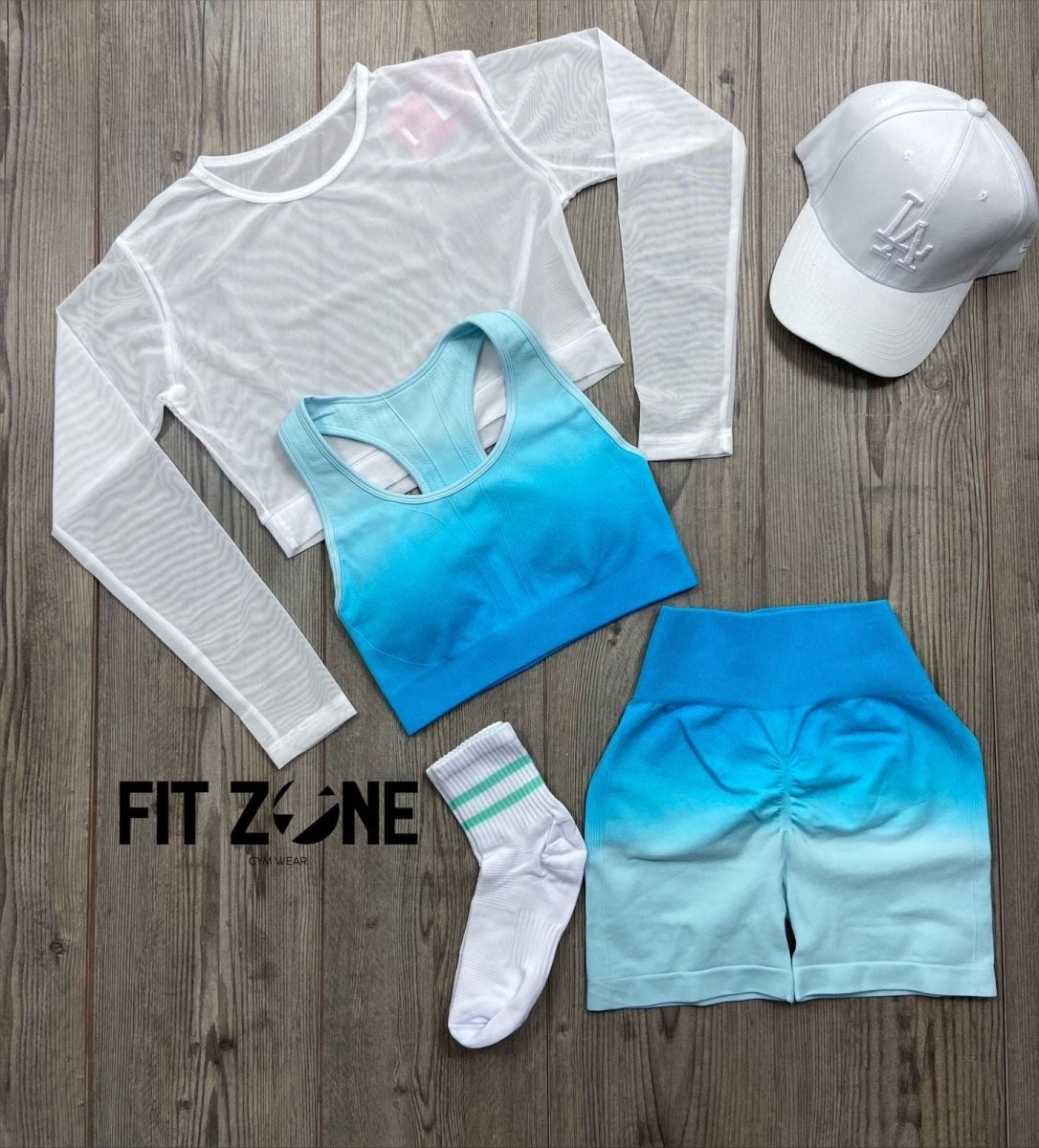 TOTAL OUTFIT SHORT SIN COSTURA DEGRADADA - Fitzone_ctg