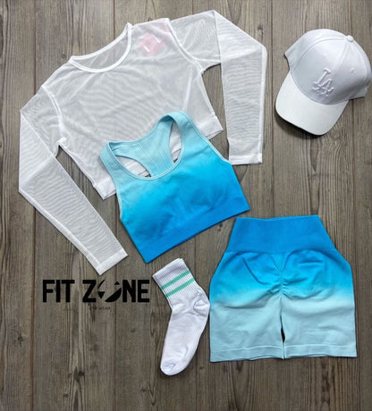 TOTAL OUTFIT SHORT SIN COSTURA DEGRADADA - Fitzone_ctg
