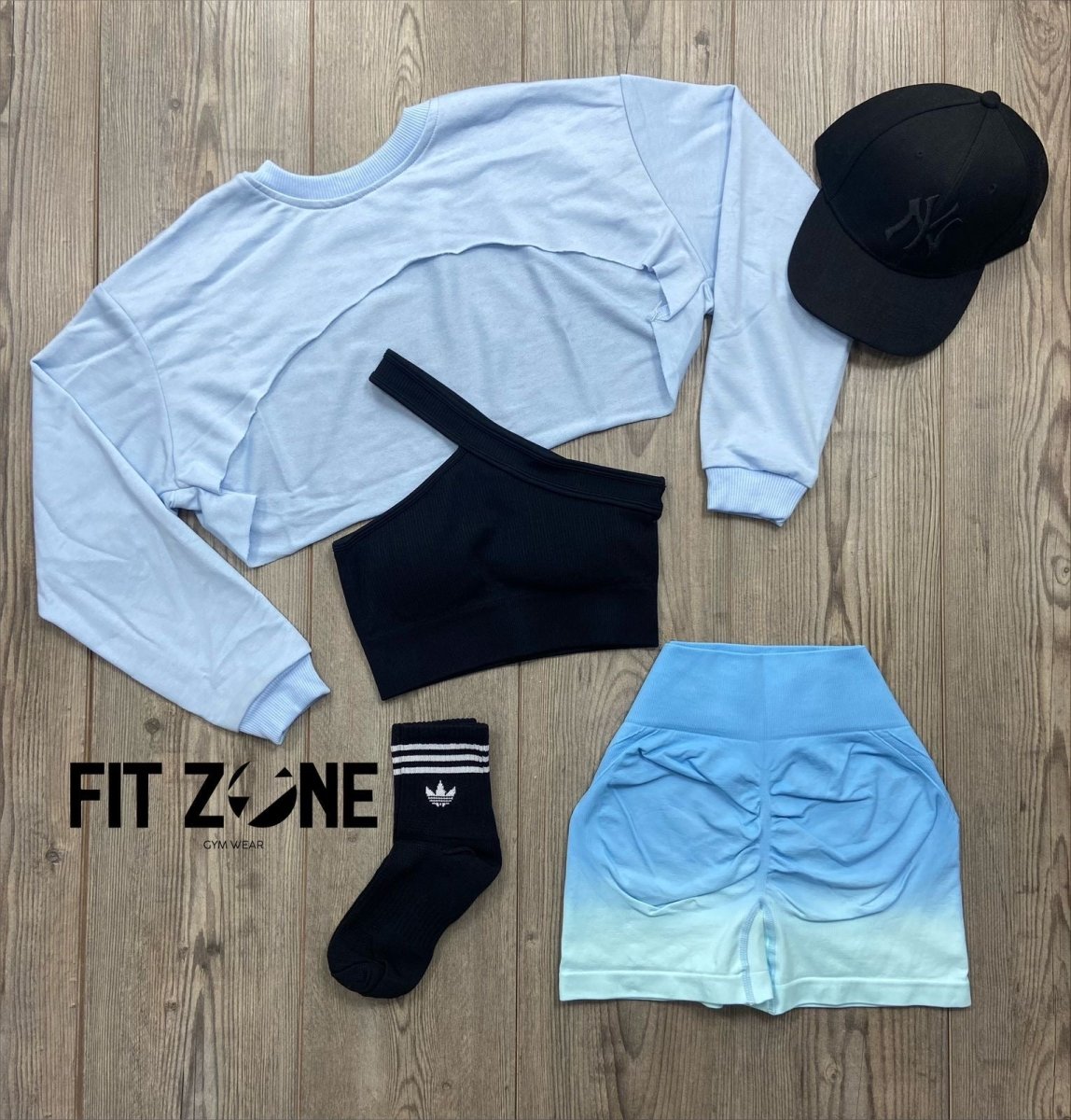 TOTAL OUTFIT SHORT SIN COSTURA DEGRADADA - Fitzone_ctg