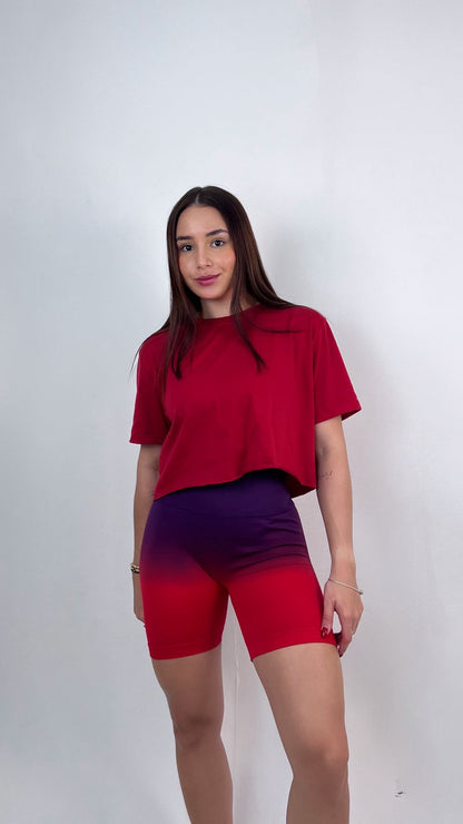 TOTAL LOOK SHORT HOOLAHA CON T SHIRT