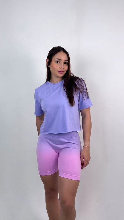 TOTAL LOOK SHORT HOOLAHA CON T SHIRT