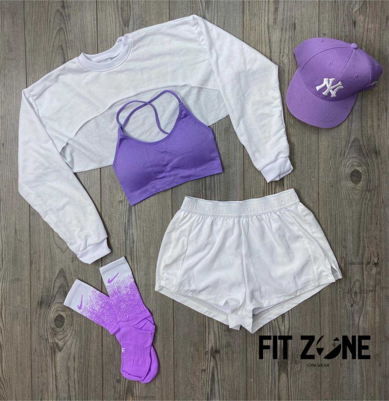 TOTAL LOOK SHORT RUNNING, TOP Y MANGUITO