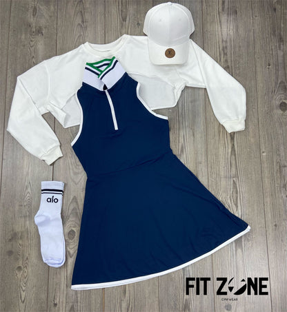 TOTAL LOOK VESTIDO Y MANGUITO