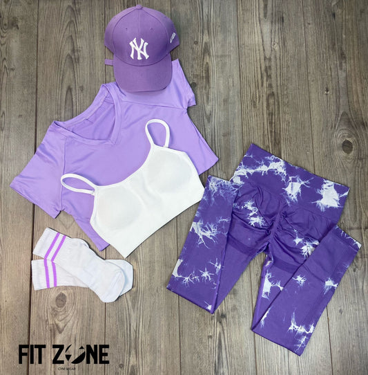 TOTAL LOOK CAMISETA ENTRENO, TOP Y LICRA