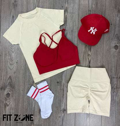 TOTAL LOOK CAMISETA DEPORT, TOP Y SHORT
