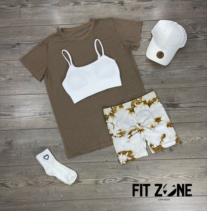 TOTAL LOOK SHORT, TOP Y MALLA LARGA