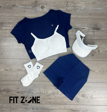 TOTAL LOOK SHORT, TOP Y MALLA CORTA