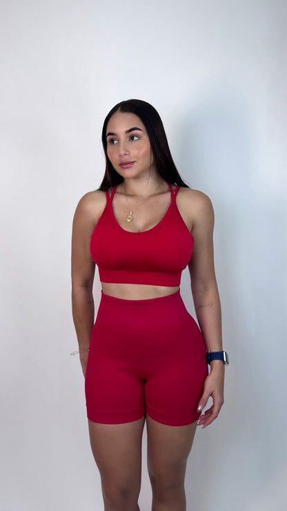 Shorts acanalados