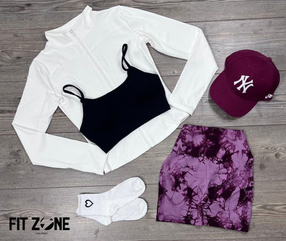 TOTAL LOOK SHORT, TOP Y CHAQUETA