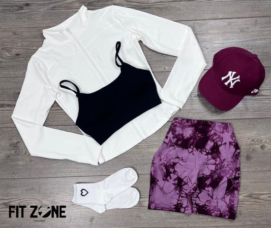 TOTAL LOOK SHORT, TOP Y CHAQUETA