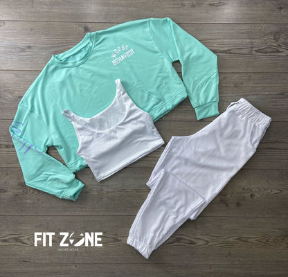 TOTAL LOOK CROP, JOGGER Y BUZO ALGODÓN