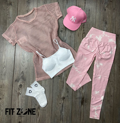 TOTAL LOOK MESH, TOP Y LICRA TIE DYE