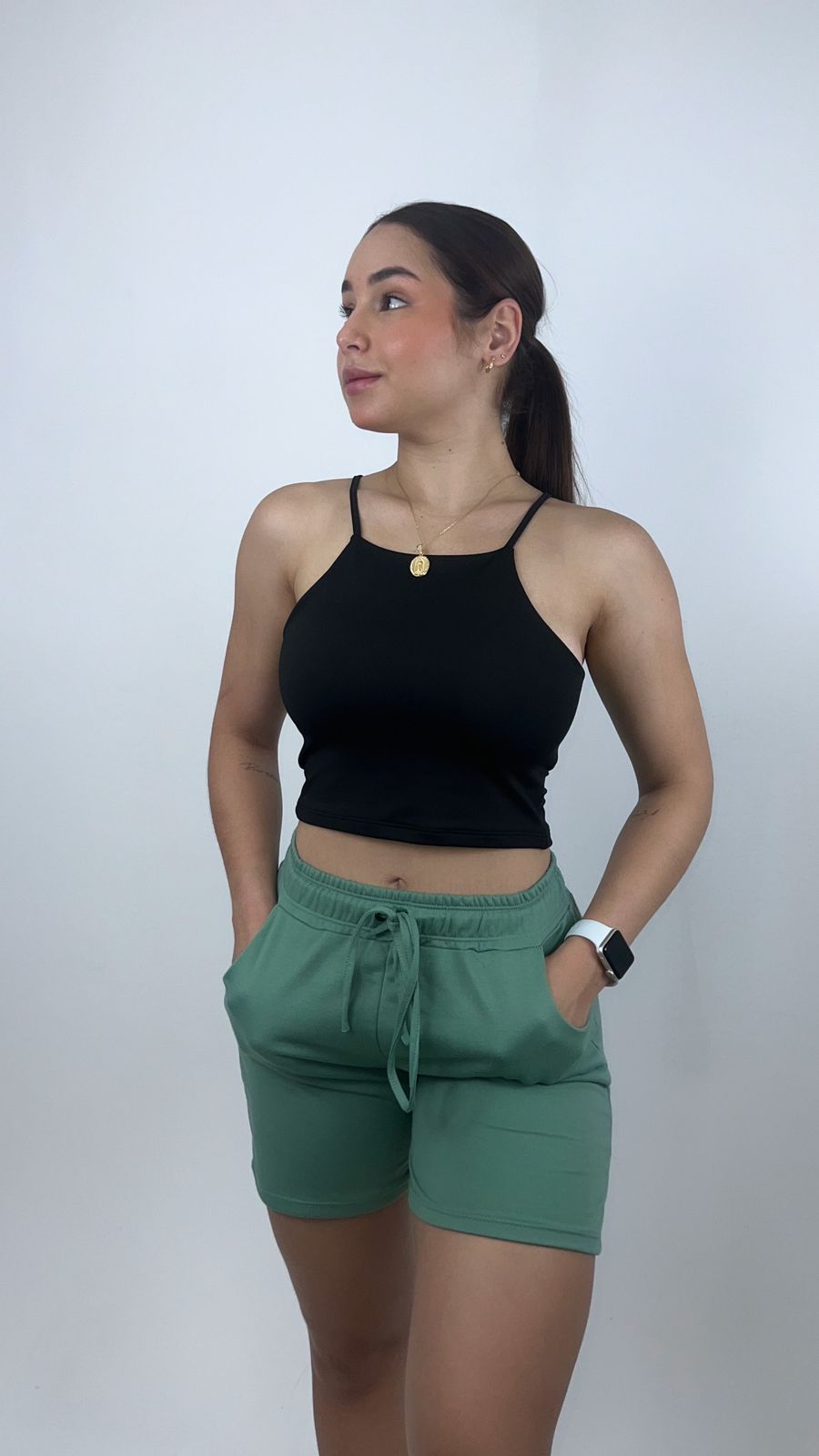 Dúo Croptop + basic short