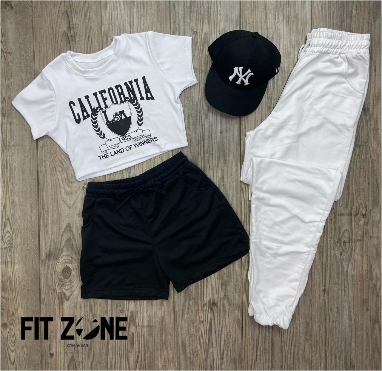 Trio Basic joggers + t-shirt + short