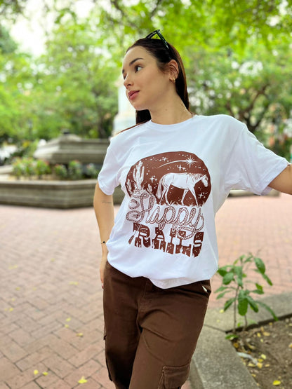 Oversize premium Happy Trails