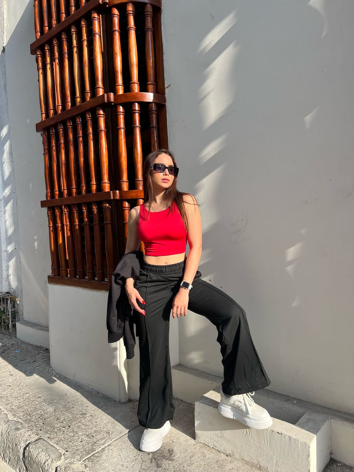 Pant bota ancha comfy