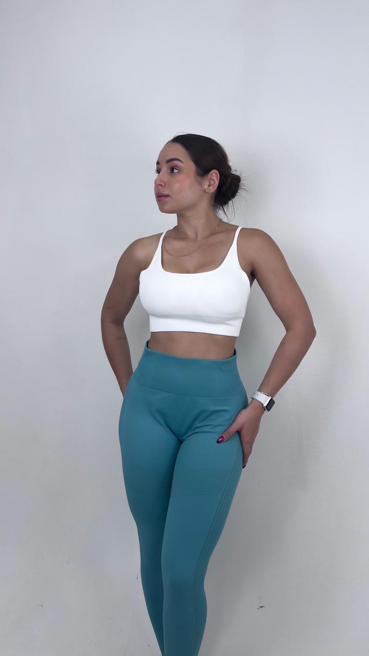 Licras Lisa en tonos Azules push up