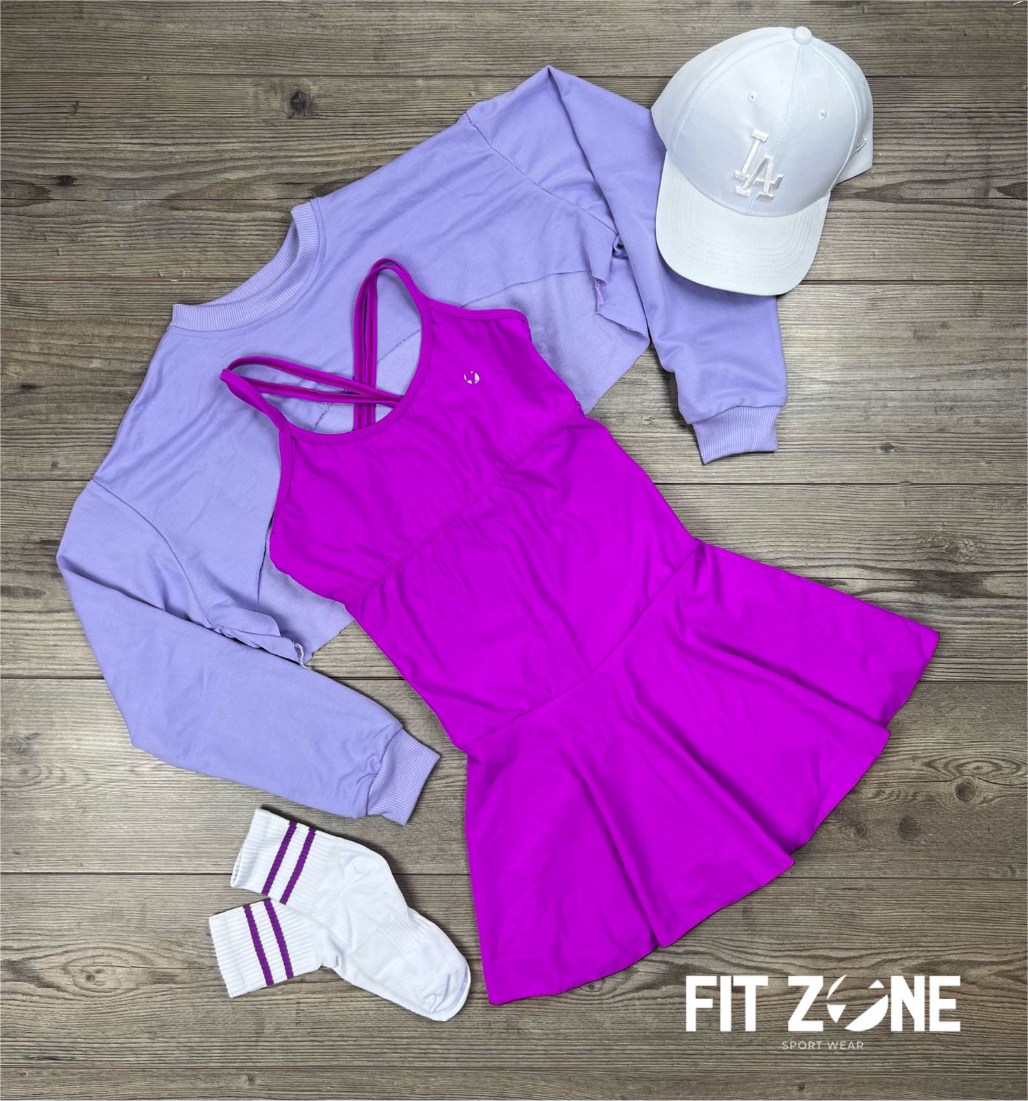 TOTAL LOOK VESTIDO SUPLEX PADEL+MANGUITO