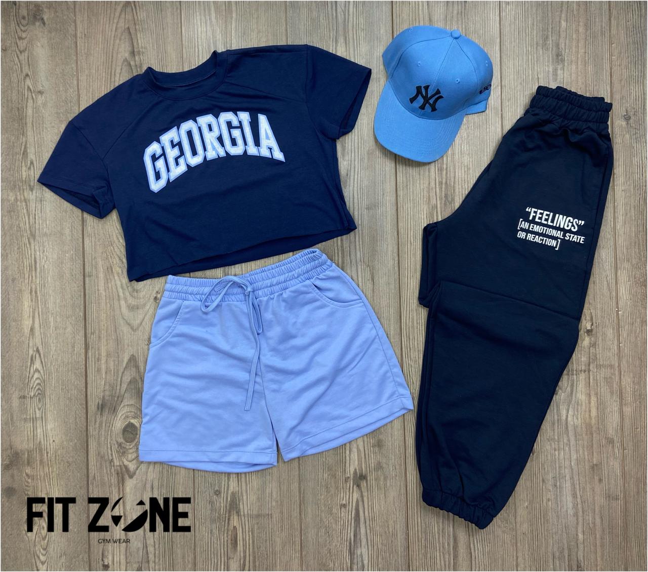 Trio Basic joggers + t-shirt + short