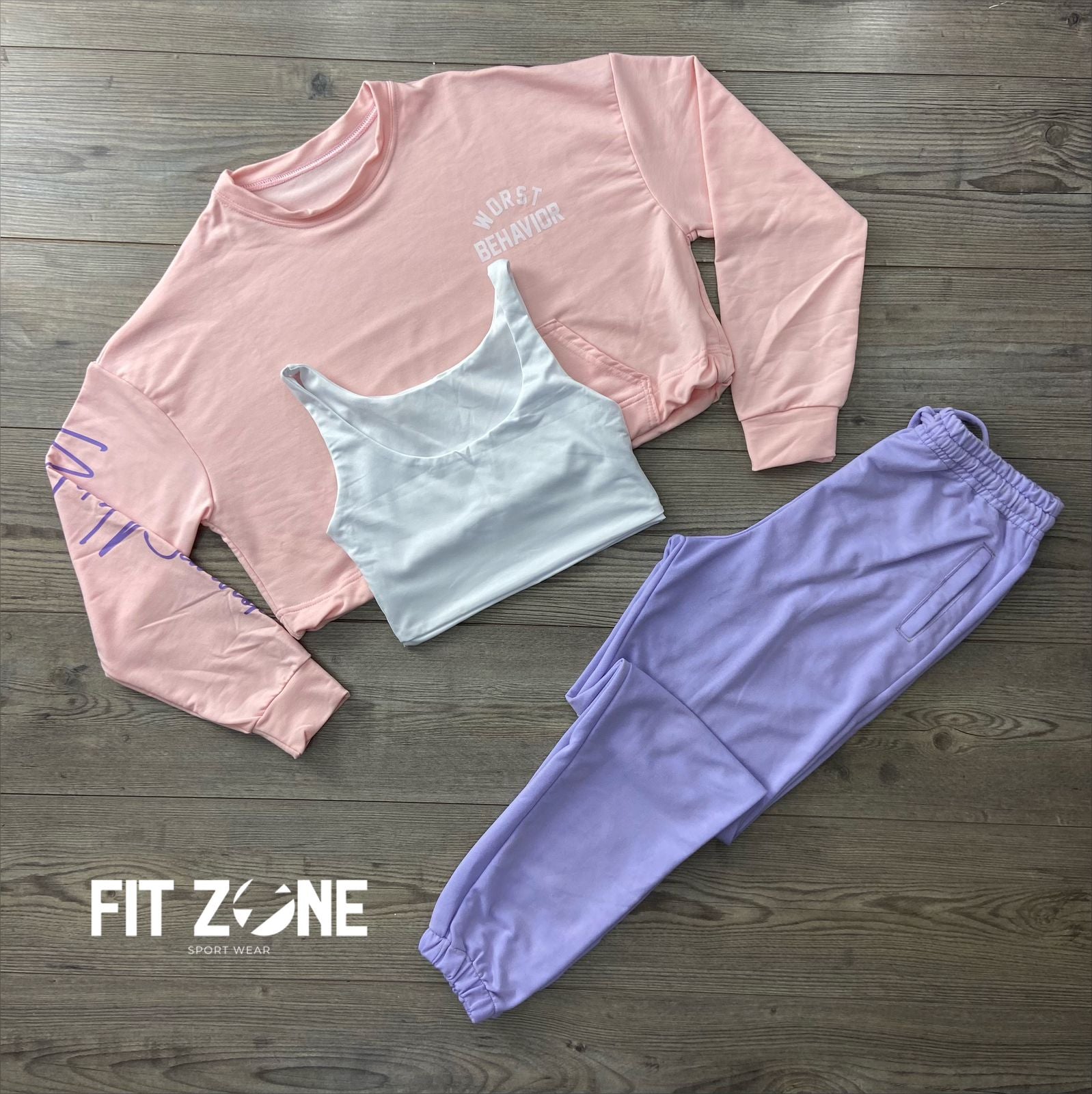 TOTAL LOOK CROP, JOGGER Y BUZO ALGODÓN