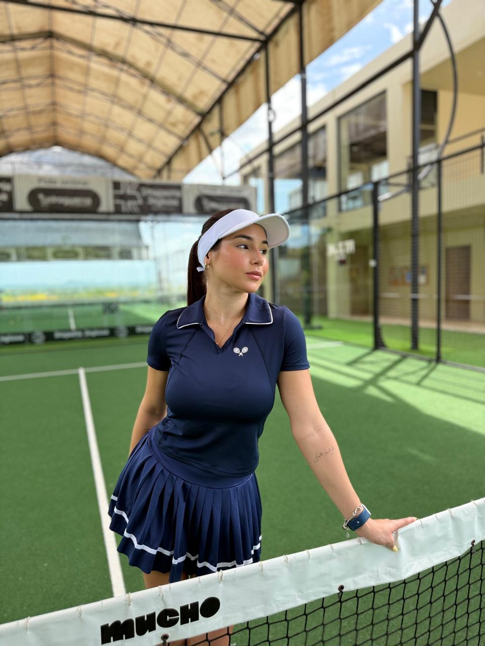 Crop polo pádel