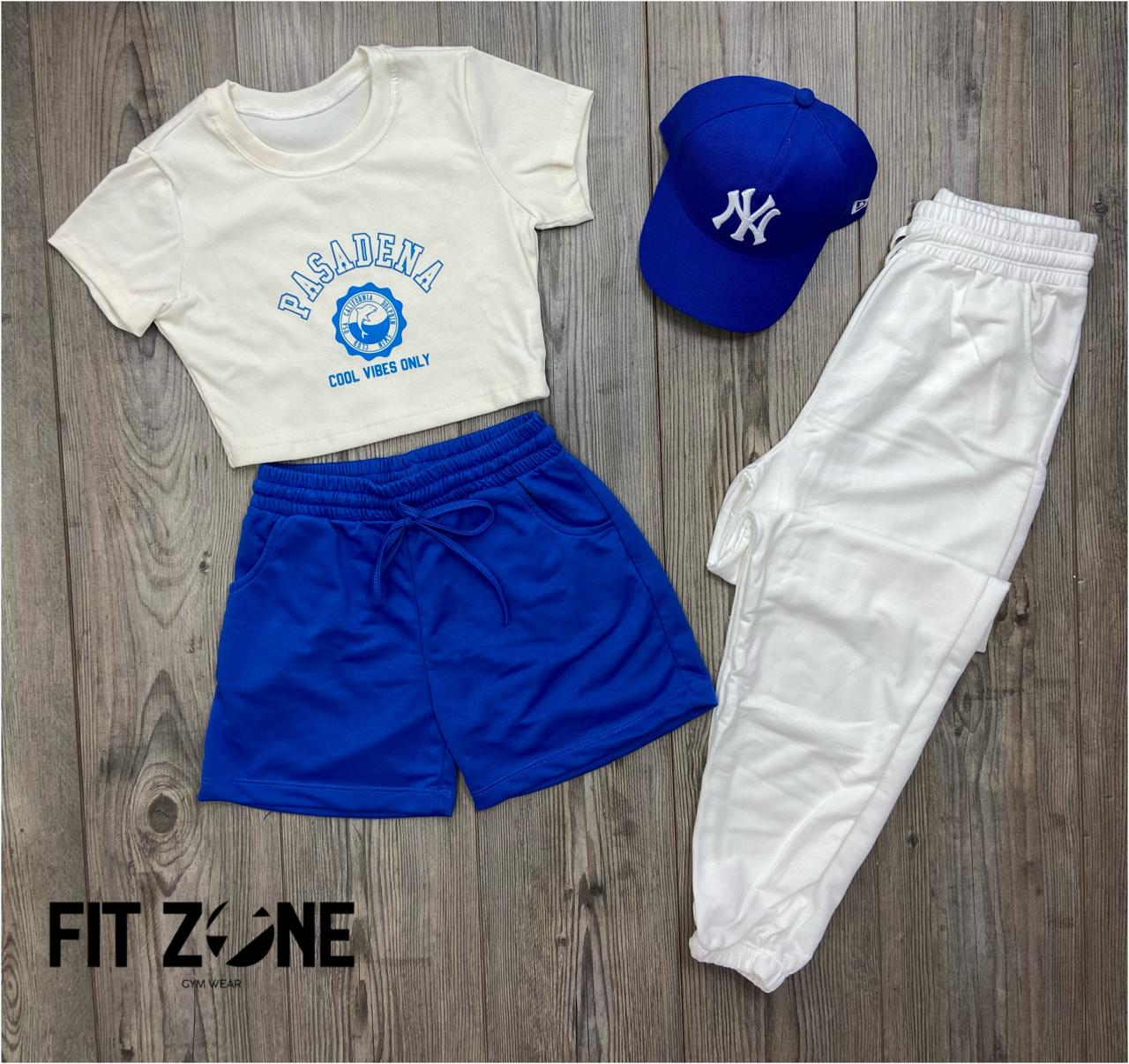 Trio Basic joggers + t-shirt + short