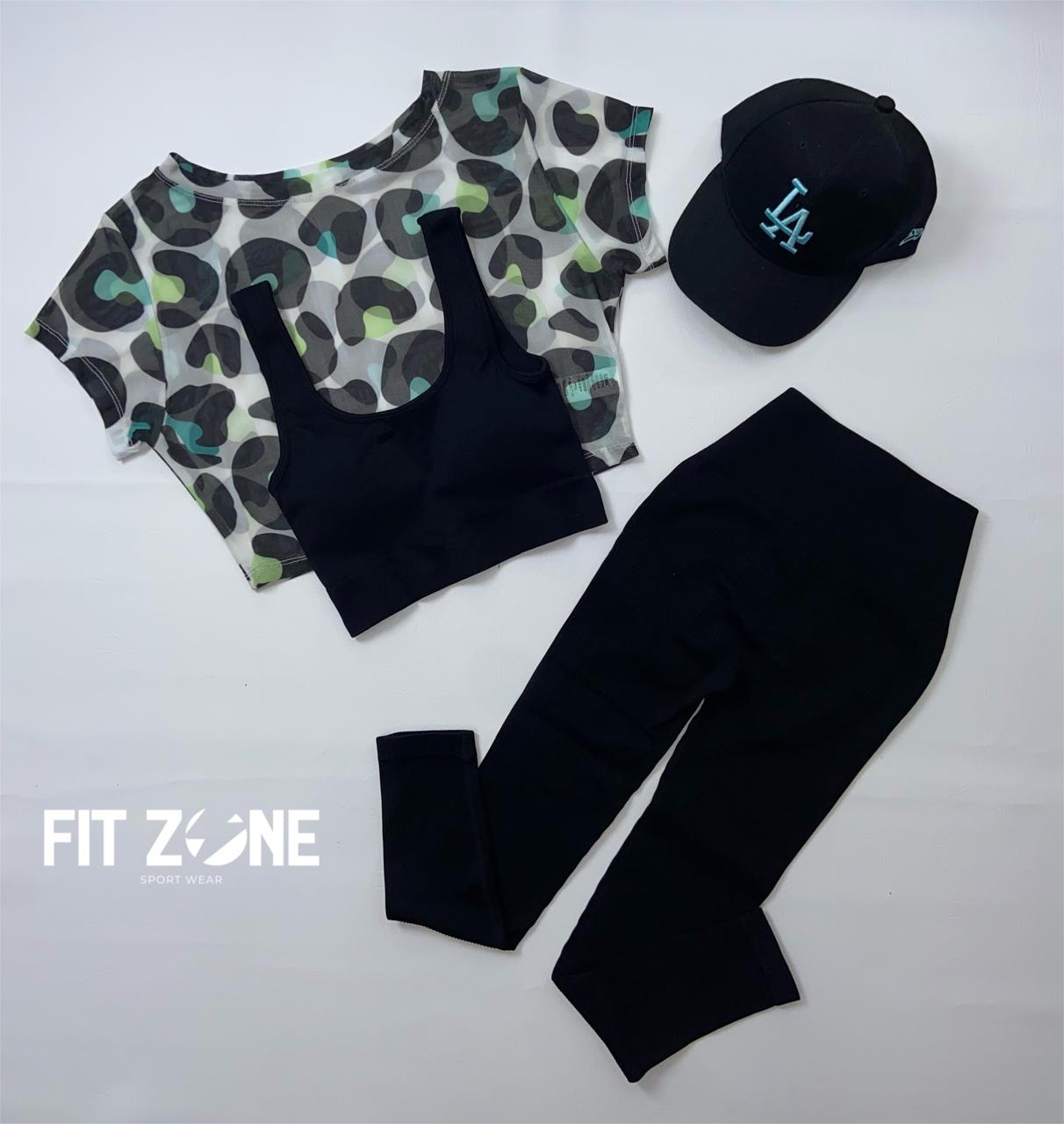 TOTAL LOOK SET DE LEGGING Y MALLA CORTA